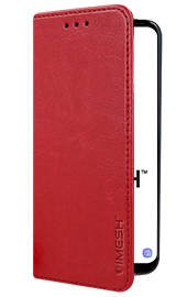 IMESH LEATHER CASE GENUINE LEATHER SAMSUNG GALAXY A42 5G SM-A426 RED