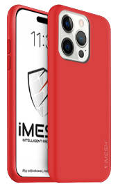 IMESH SILK BACK CASE COVER IPHONE 14 PRO RED