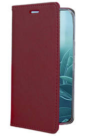 WALLET CASE COVER Magnetic SmartBook SAMSUNG GALAXY S23 PLUS BURGUNDY + GLASS 9H