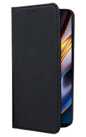 WALLET FLIP CASE Magnetic SmartCase XIAOMI POCO X4 GT BLACK