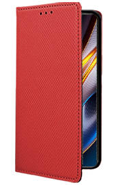 WALLET FLIP CASE Magnetic SmartCase XIAOMI POCO X4 GT RED