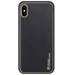 BACK EcoLeather COVER IPHONE X BLACK