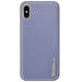BACK EcoLeather COVER IPHONE X BLUE