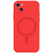BACK Magsilicone CASE COVER IPHONE 13 MINI RED