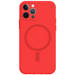 BACK Magsilicone CASE COVER IPHONE 13 PRO MAX RED