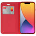 WALLET CASE COVER Magnetic POSH IPHONE 14 RED