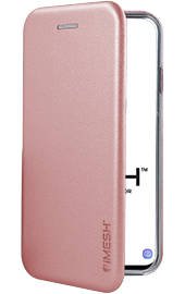 Etui do XIAOMI REDMI NOTE 9 5G z klapką iMesh Luxury pokrowiec w kolorze różowym